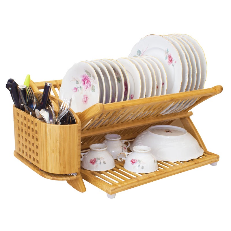 Totally Bamboo "Eco" Utensil, Flatware and Cutlery Drying Caddy for Totally Bamboo Eco Dish Drying Rack - Image 3